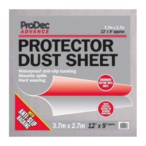 ProDec Poly Backed Dust Sheets 12 x 9ft