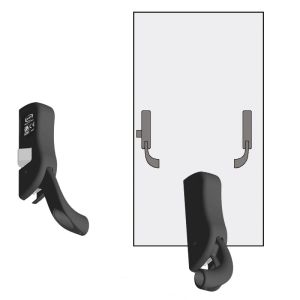 OMEC Emergency Exit Hardware - 1-point Centre Latch and Strike