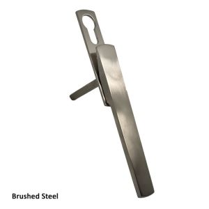 Glide Hardware Bi-fold Flat Door Handle with Escutcheon