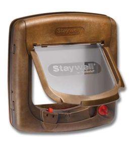 Staywell 4-Way locking Magnetic Deluxe Pet Flap