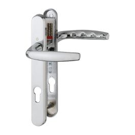 Hoppe Atlanta 240mm Backplate 122mm Screws Sprung Door Handles | Door ...