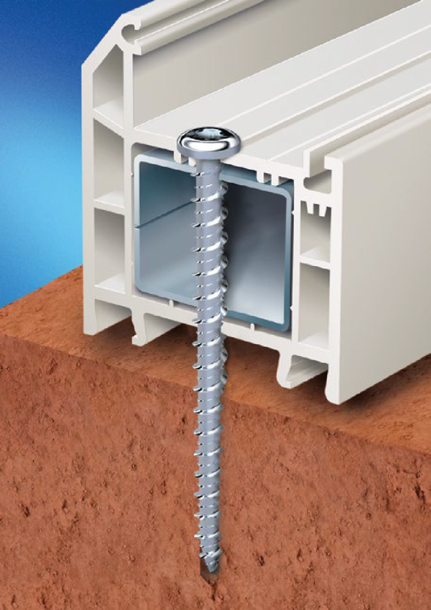 Rapierstar PFT screws offers fast, plug-free direct masonry fixing